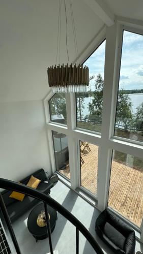 Kilátás, GET WILD brīvdienu māja (GET WILD brivdienu maja) in Keguma Novads