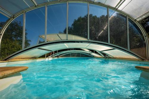 Peldbaseins, La Grange de l'écolieu du Turc - Piscine partagée (La Grange de l'ecolieu du Turc - Piscine partagee) in Le Mas-d'Agenais