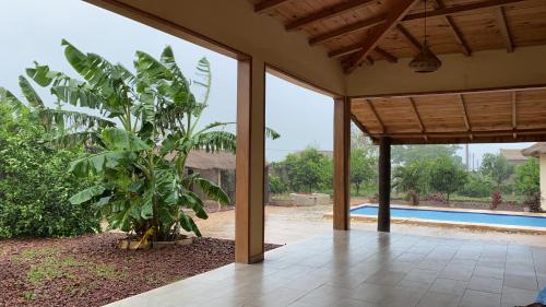 Kilátás, Villa Idaka in Toubab Dialao