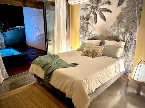 Villa Les Songes Bleus, sa piscine, son Spa et sa vue sur l'Océan Indien