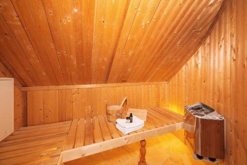 Sauna, Design Apartments - "Havelnest" in Schwielowsee