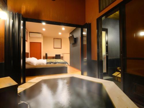 Badezimmer, 徳の宿 ふぶ庵 (徳の宿 ふぶ庵) near Beppu Traditional Bamboo Crafts Centre