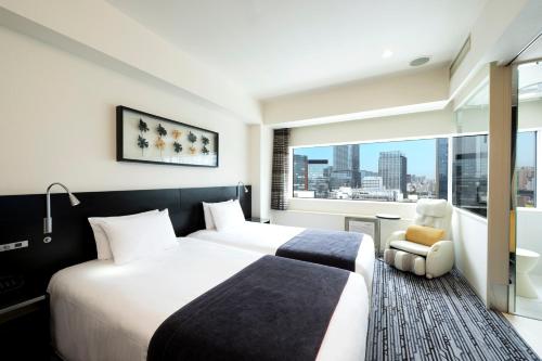 Twin Room - Non-Smoking room in Remm Akihabara Hotel