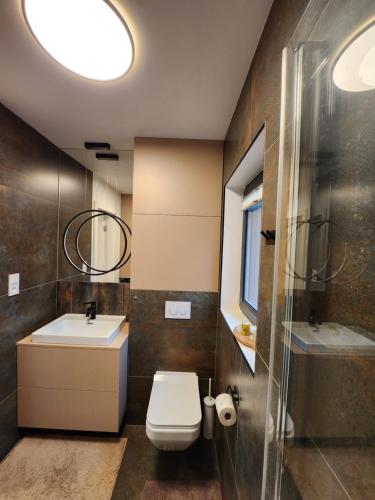 浴室, Leśny Pałapus (Lesny Palapus) in 奧斯特魯夫馬佐維卡