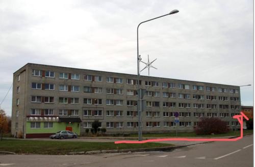 Exterior view, Light grey apartment in Maardu in Maardu