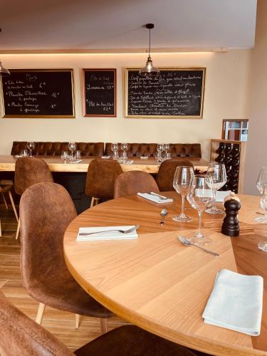 Restoran, Manoir Belle Fontaine in Noaillan