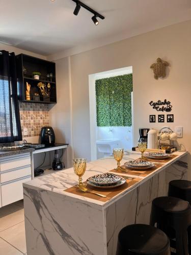 Flat Bambu - Centro - Vista Maravilhosa com Garagem e Elevador, Poços de Caldas (foto 9)