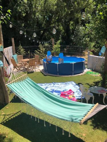 Swimming pool, Casa rural La Vereda del rio Guadalquivir in Fuente de las Monjas