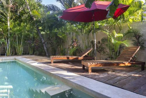 Contemporary 4BR villa Pool, PetFriendly, 8ppl in Tulum, Mexico