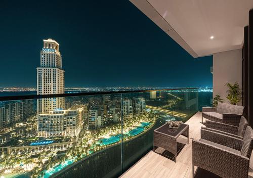 Näkymä, Stunning 2BR with Panoramic Creek Harbour Views in Dubai Festival City