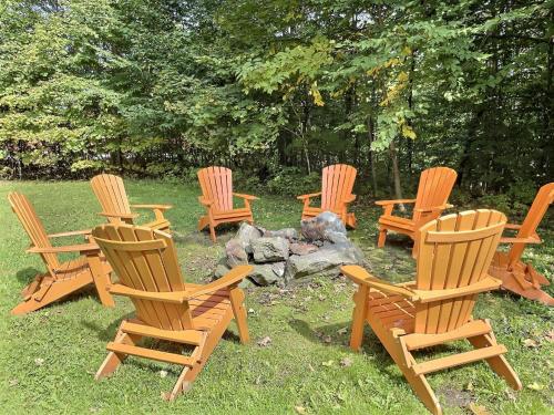 The Big Lebearski Central AC Hot Tub FirePit in Killington, USA