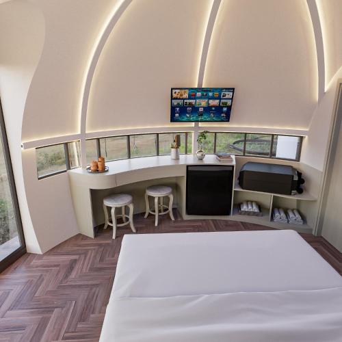 1 double bed