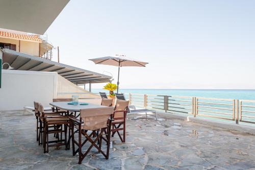 陽台/露台, Beachfront Oasis in 內蘭札