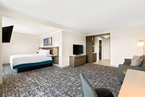 1 king bed, 1 sofa bed