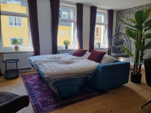 maremar - Style-Loft am Ferberturm - 2 Schlafzimmer - Luxus Boxspringbett - Arbeitsplätze - Highspeed WLAN, Gera (photo 9)