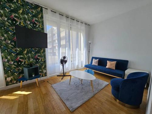 Studio moderne et lumineux, proche Tete d Or, Lyon, Lione