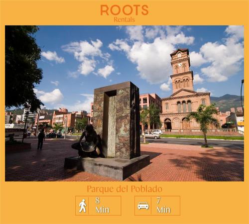 Apartamento a minutos de Provenza en Medellín - MAN201 By Roots Rentals, Medellín (Foto 11)