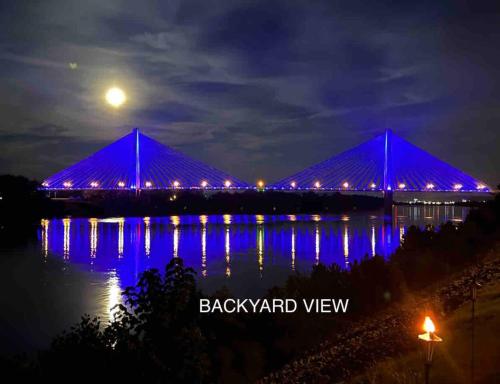 . Relax at Rivertime with a Bridge and River view, plus a HotTub