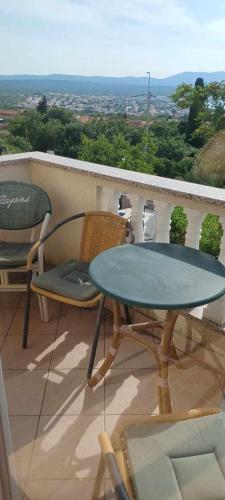 Erkély/terasz, Seaview apartment in Sveti Vid-Miholjice