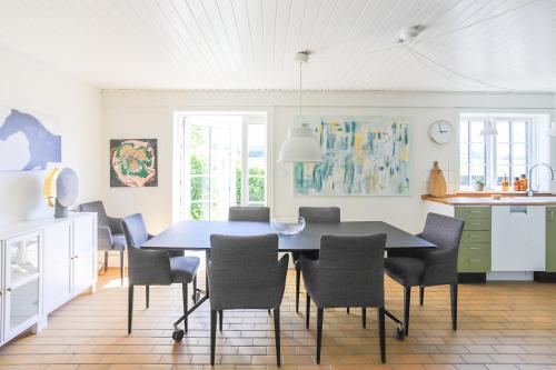 ห้องครัว, Sjælegård Countryside Lodge (Sjælegard Countryside Lodge) in โอลส์เคอร์