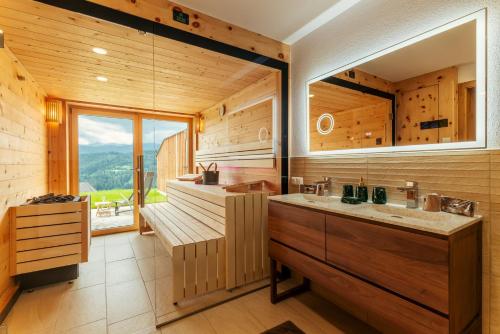 Sauna, ALMCHALET Rubin in Fohnsdorf