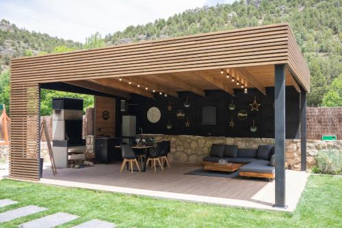 Balkons/terase, Casa rural Los Pilares de la Sierra in Valleruela Depedraza