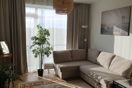 Уютная квартира студия в новом проекте в Риге Room Type - One-Bedroom Apartment