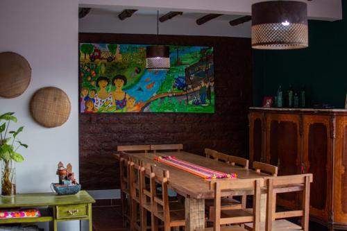 Общ салон/телевизионна зона, La Llama Negra in Тилкара