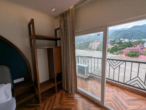 Kilátás, Joey's By The Ganges in Laxman Jhula