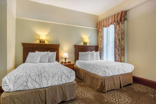 Double Room with Two Double Beds and City View