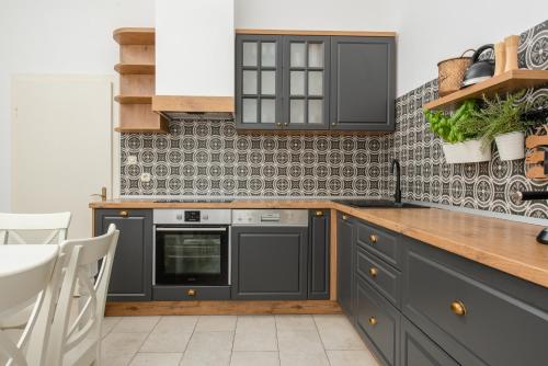 Konyha, Beachvilla AdriaStone with Pool and Jacuzzi in Orebic