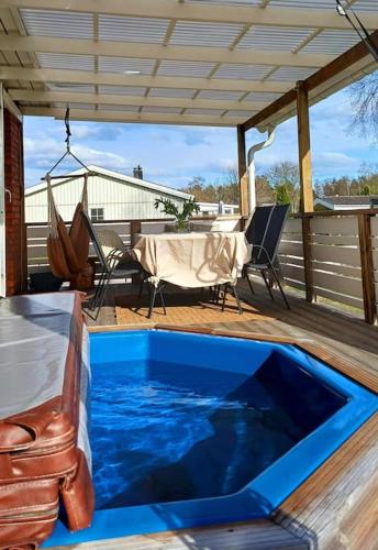 Villa with hot tub and sauna in 홀름순드