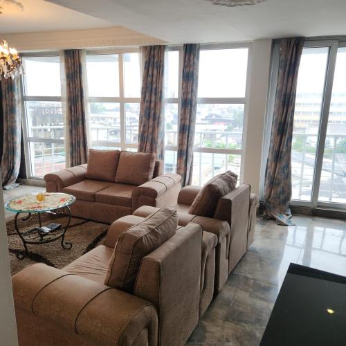 Two-Bedroom Deluxe Apartment with Harbour View room in Résidence FAMILIA PHOENIX