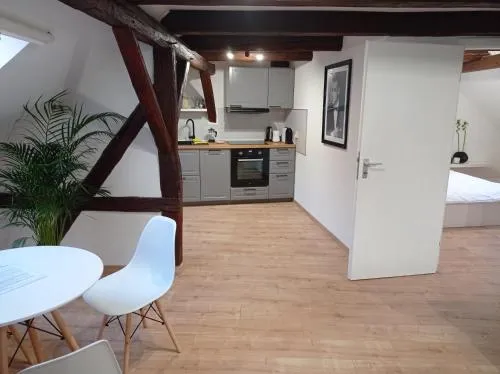 Wohlfühl-Oase in der Altstadt mit Wifi, XL Badewanne, voll ausgestatteter Küche, Hunde ohne Aufpreis, 17 min zur Messe, 3 min zum Schloss in Delitzsch, Deutschland