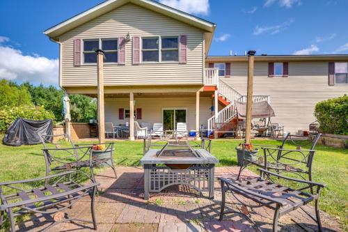 . Chic Apple River Escape w/ Fire Pit!
