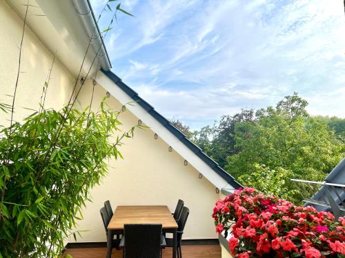 Rõdu/terrass, Ferienwohnung Teweshof in Rees am Niederrhein in Rees