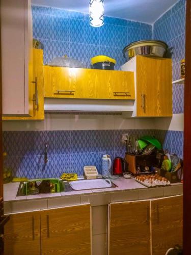 keuken, Apartment European High Standard in Dakar HLM5 in Grand Dakar