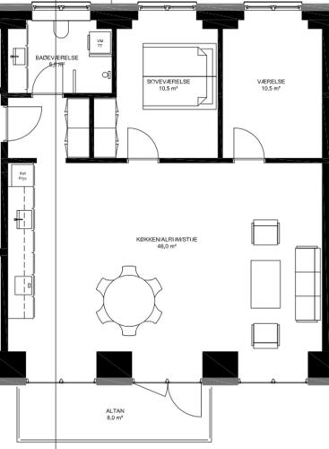 Stunning 2-bed wlarge balcony - image 10