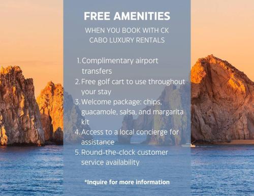 3BR Casita Including Transport and Golf Cart in Cabo San Lucas, Mexico