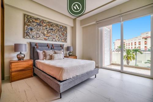 New 2 BR Condo One Street From Beach - Pool - Gym in Nuevo Vallarta , Mexico