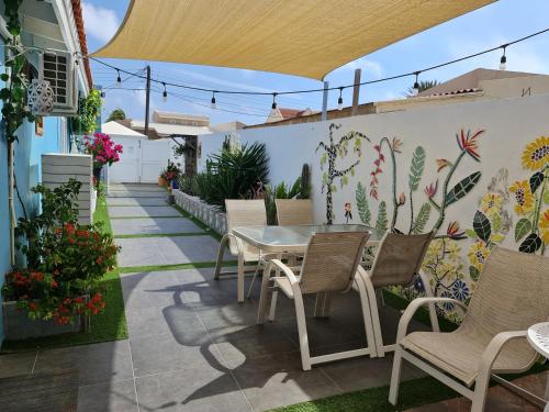 tuin, Sandcastle Beach Apartments in Noord