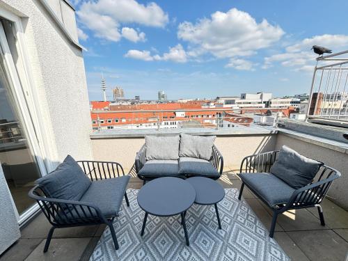 Luxus Penthouse - citycenter - MalliBase Apartments, Hannover (fotografie 9)