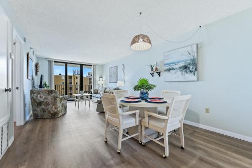 Ocean View with a beachfront pool at Ocean Trillium Condo ~ 701 in New Smyrna Beach, USA