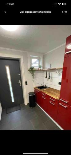 köök, Ferienwohnung Schnezler in Hanerau-Hademarschen