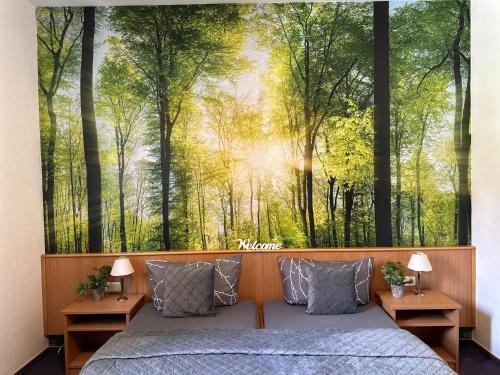2 twin beds