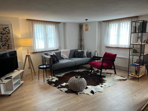 Doppelstöckige Familienwohnung in Ftan im Unterengadin in Ftan, Schweiz