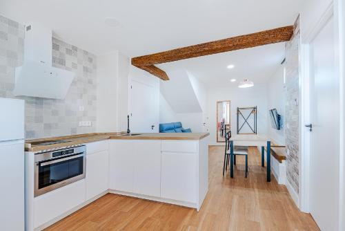 köök, Encantos del Jerte Apartamentos in Jerte