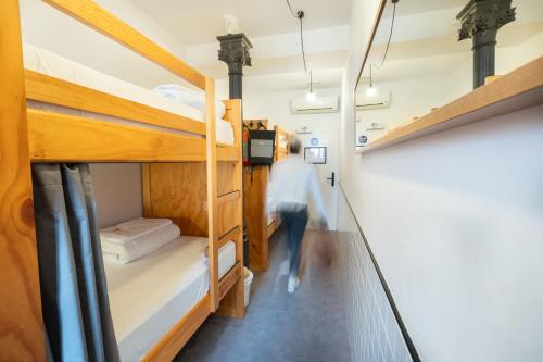 The Hat Madrid Room Type - Single Bed in 4-Bed Mixed Dormitory Room with Shared Bathroom