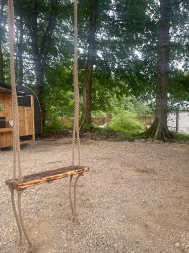 Iekārtas, Gościn nad Drawą Glamping (Goscin nad Drawa Glamping) in Dominikowo