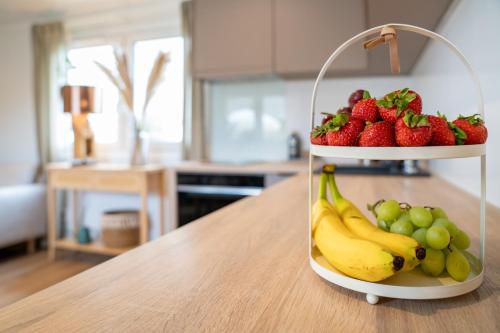 virtuve, Ferienhaus Landliebe Lodges in Lowenberger Land